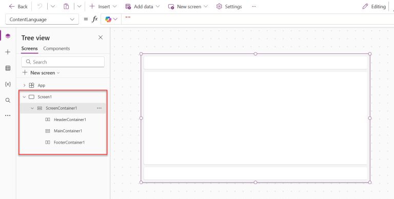 Create A Responsive Power Apps Canvas App Using Containers