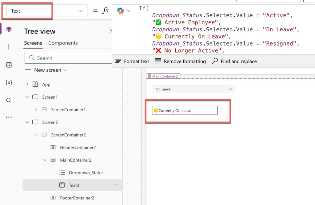 Power Apps Multiple IF Statements examples