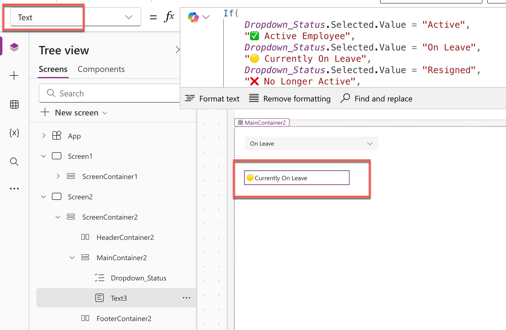 Power Apps Multiple IF Statements examples