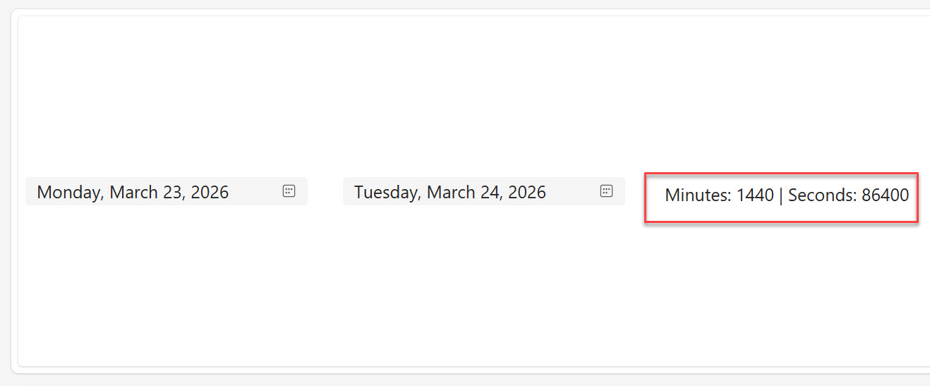 Calculate The Difference Between Two Dates In Power Apps