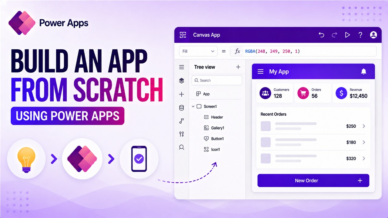 Build an App from Scratch using Power Apps