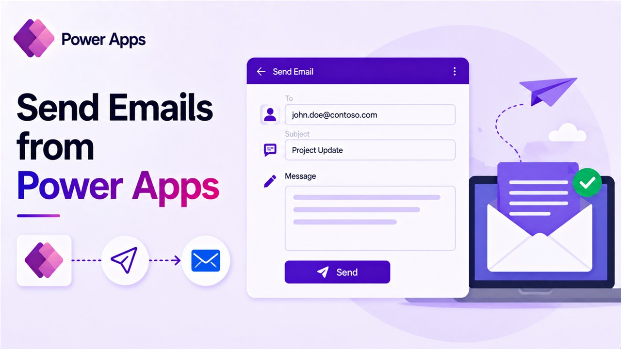 How to Send Emails from Power Apps