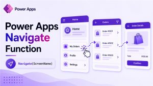 Power Apps Navigate Function