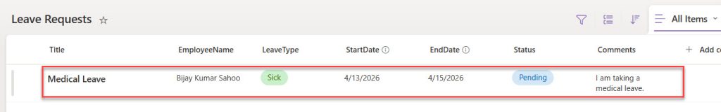 Power Apps Patch function for creating new records