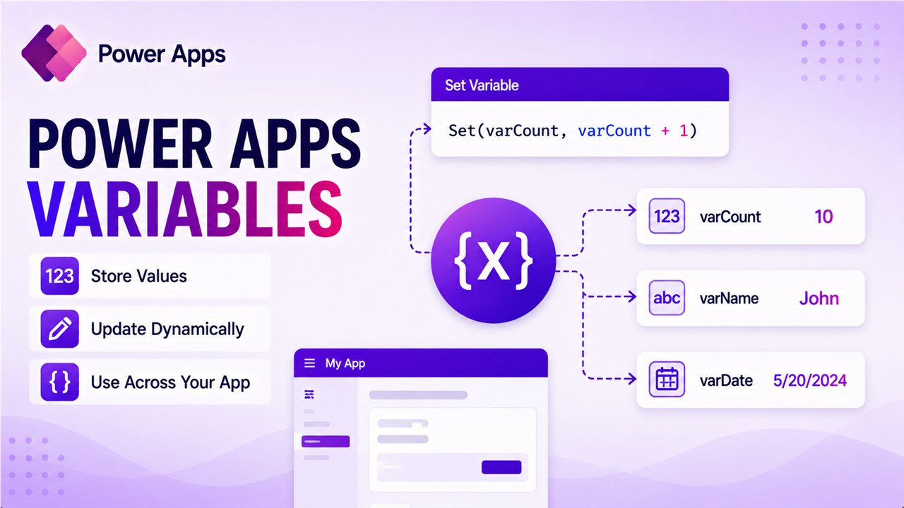 Power Apps Variables