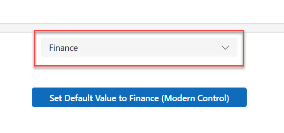 Power Apps set dropdown default value from SharePoint list