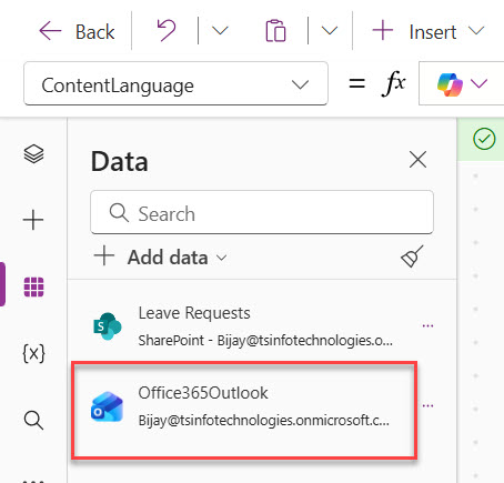 Send Emails from Power Apps