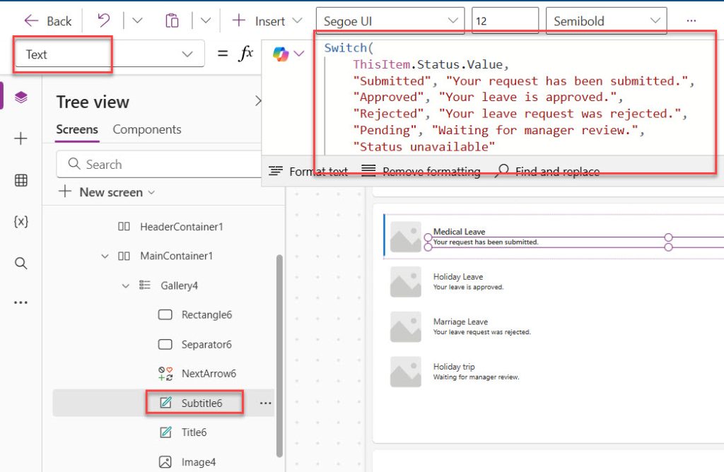 this formula uses scope which is not supported for evaluation powerapps