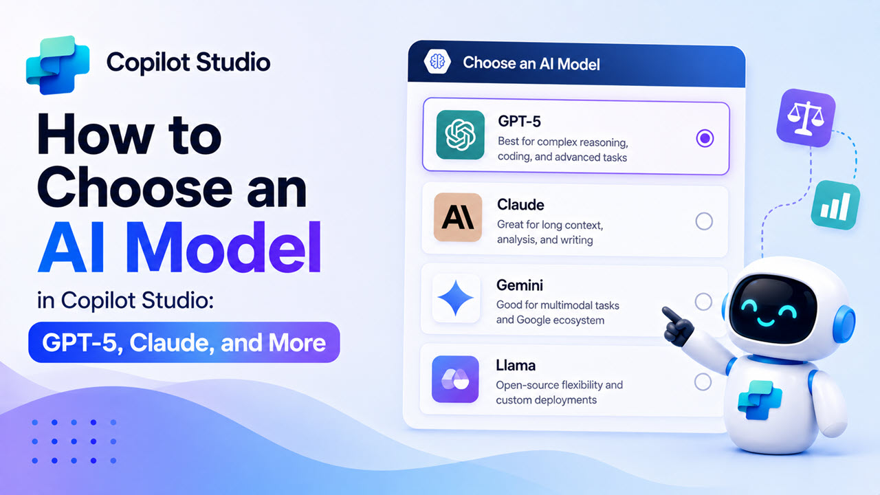 Choose an AI Model in Copilot Studio