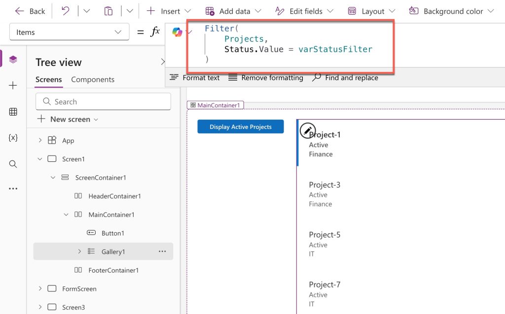 Delegation in Power Apps