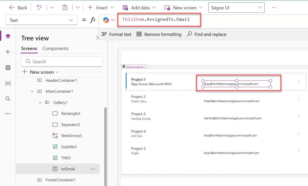 Get User Email in Power Apps
