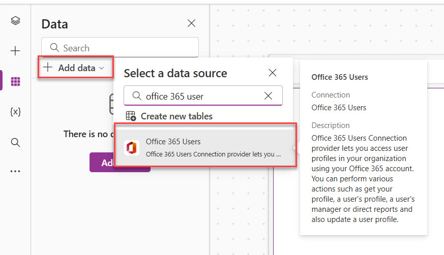 Power Apps gallery display manager name