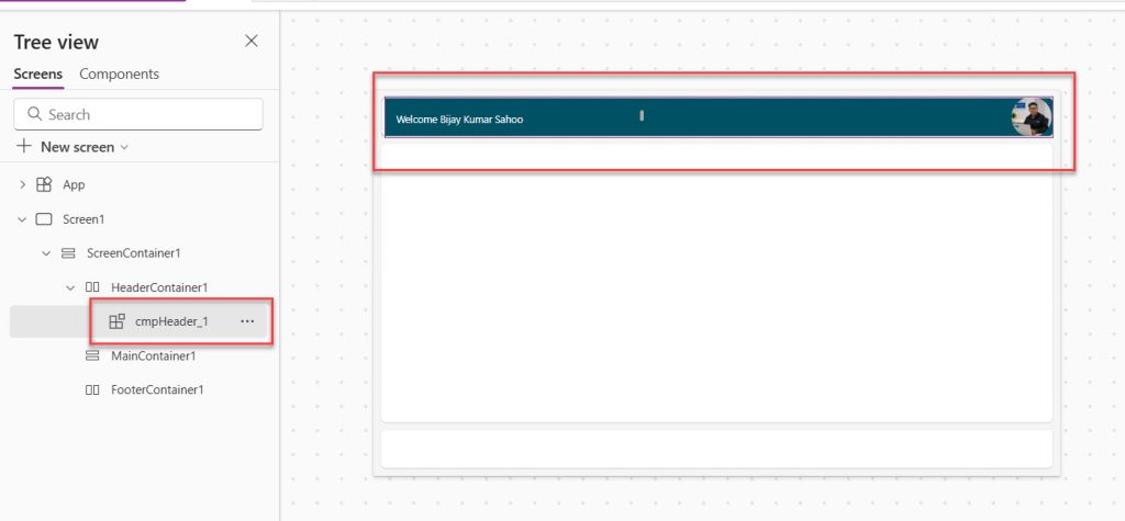 create reusable UI components in Power Apps