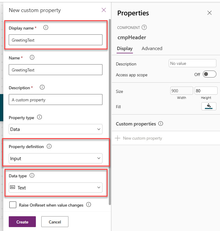 custom components in Power Apps