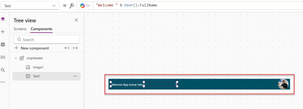 how to use components in Power Apps