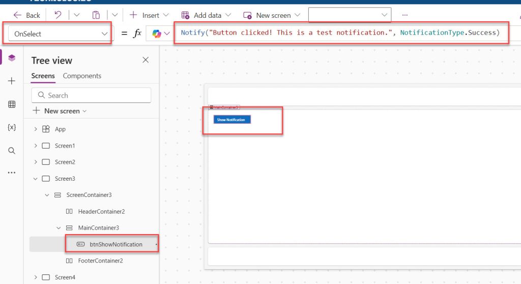 power apps notify function tutorial