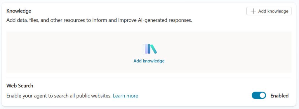 Create a conversational AI agent in Copilot Studio