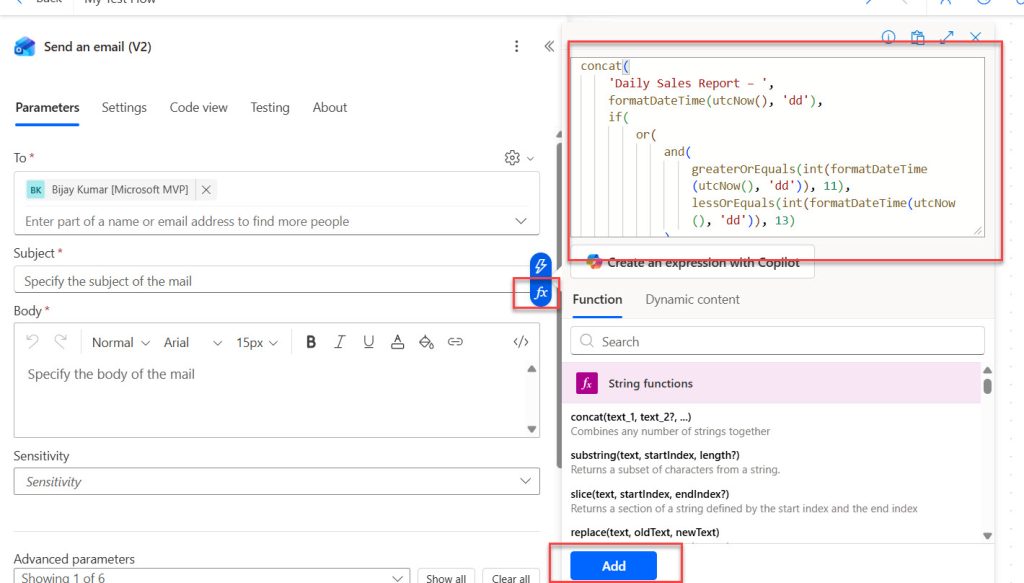 Format Dates with Ordinal Suffixes Power Automate