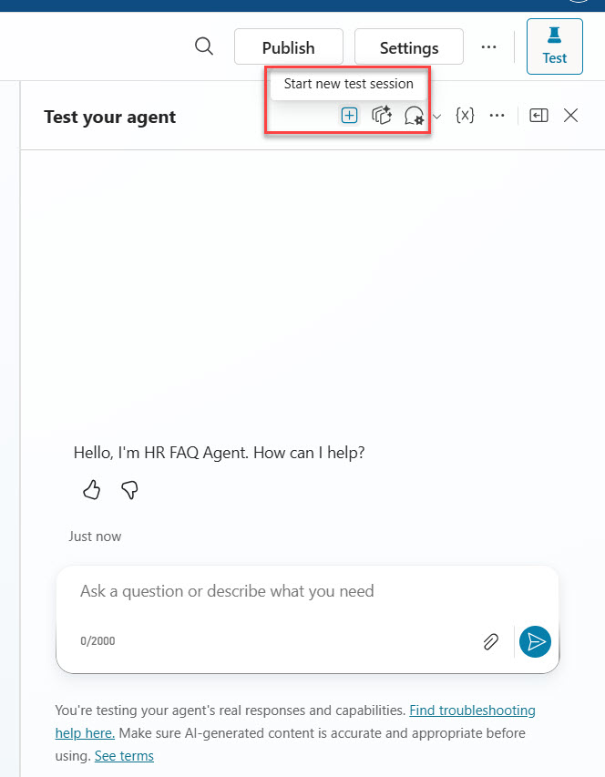 Step-by-step guide to creating a Copilot Studio agent