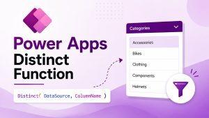 Power Apps Distinct Function