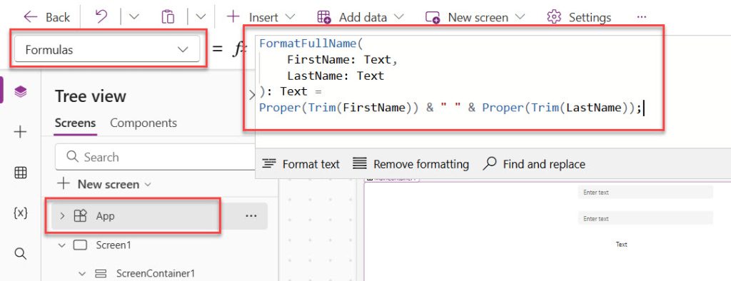 Power Apps User Defined Functions Examples