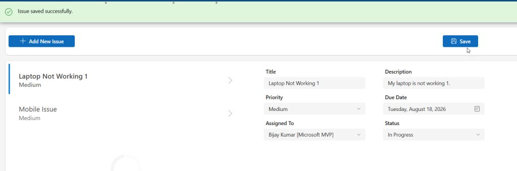 Power Apps modern form control with SharePoint